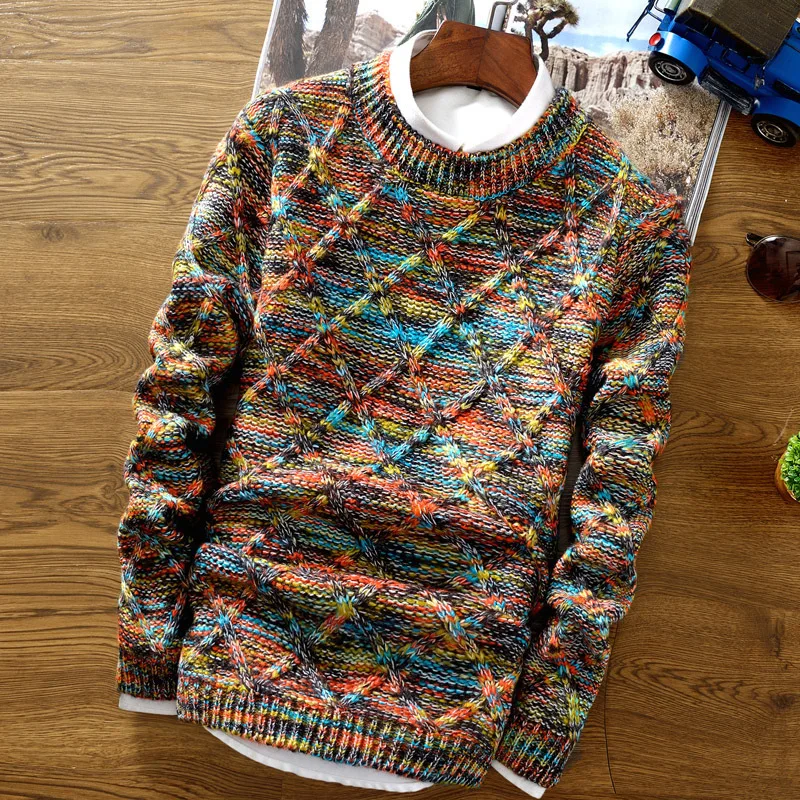 Men's Casual Sweater Autumn Winter Slim Fit Pull Pullover Long Sleeve Clothes Jacket Male Fashion Knitted Sweaters Men Clothing
Men's Casual Sweater Autumn Winter Slim Fit Pull Pullover Long Sleeve Clothes Jacket Male Fashion Knitted Sweaters Men Clothing
