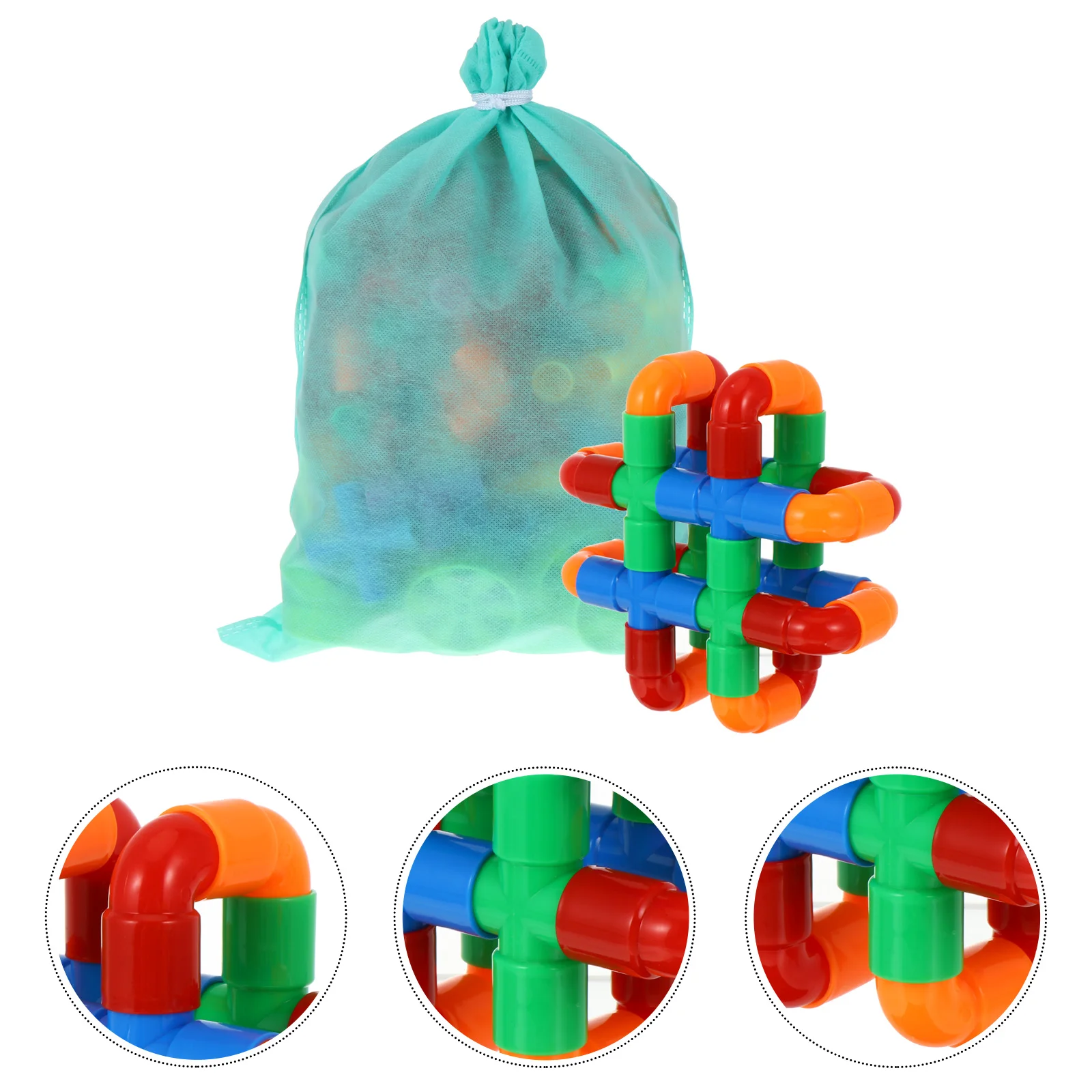 

Детские игрушки-конструкторы, пазл с водопроводной трубой, Детский развивающий пластиковый игрушечный набор для раннего обучения