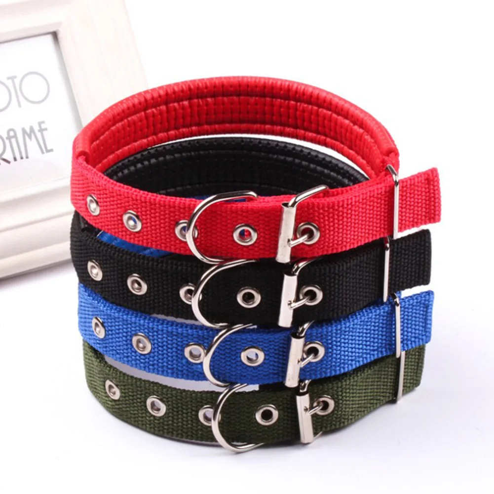 Solid Dog Collars Nylon Dog Collar For Small Medium Large Dogs Teddy Keji Pitbull Bulldog Beagle Adjustable Strap Dog Collar
Solid Dog Collars Nylon Dog Collar For Small Medium Large Dogs Teddy Keji Pitbull Bulldog Beagle Adjustable Strap Dog Collar