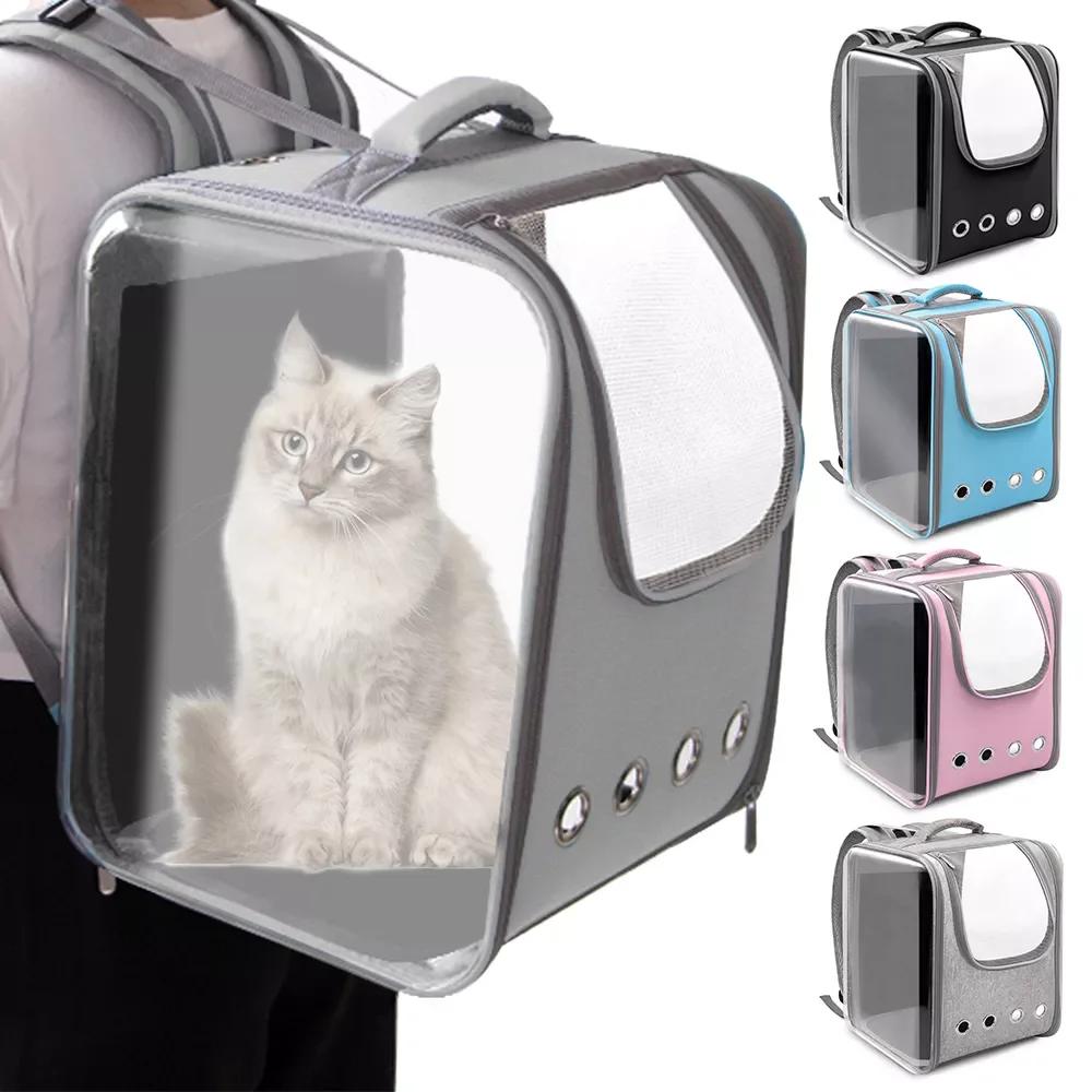 Cat Backpack Carrier Breathable Cat Travel Outdoor Shoulder Bag for Cats Kitten Portable Space Capsule Cage Transparent Visible
Cat Backpack Carrier Breathable Cat Travel Outdoor Shoulder Bag for Cats Kitten Portable Space Capsule Cage Transparent Visible