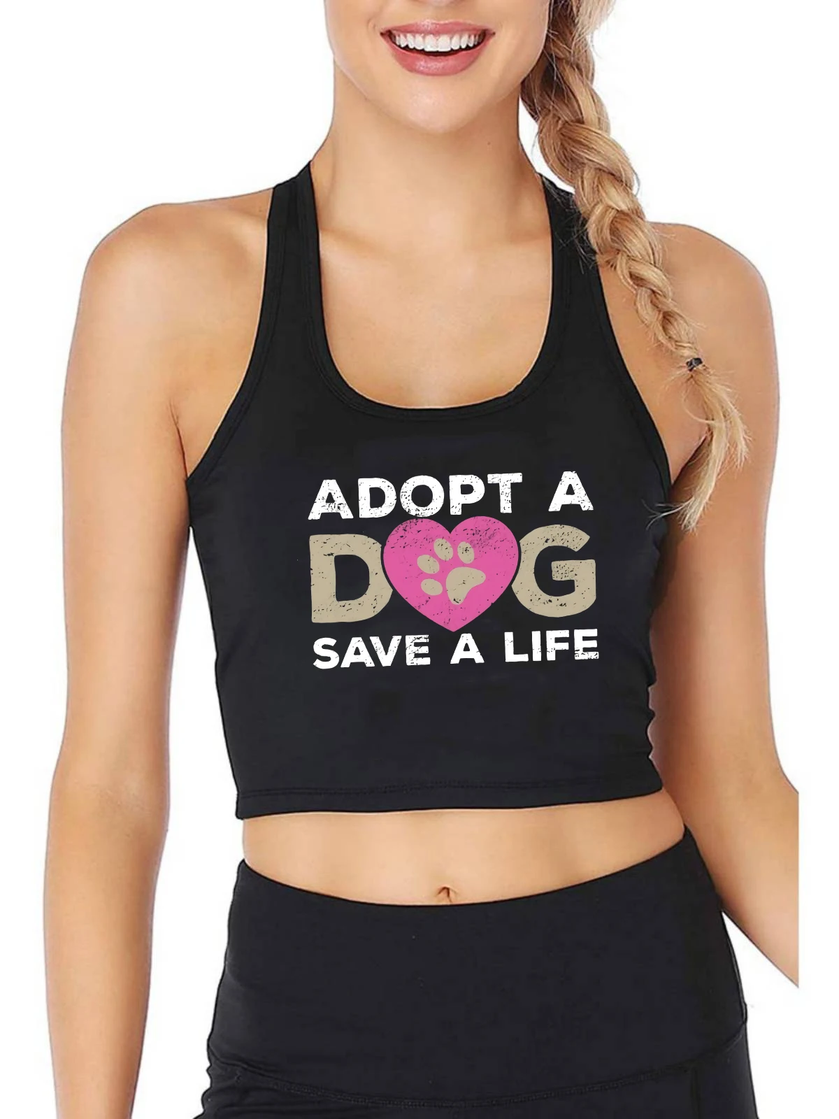 Adopt A Dog Save A Life Design Sexy Breathable Slim Fit Crop Top Pet Lovers Personality Customizable Tank Tops Fitness Camisole
Adopt A Dog Save A Life Design Sexy Breathable Slim Fit Crop Top Pet Lovers Personality Customizable Tank Tops Fitness Camisole