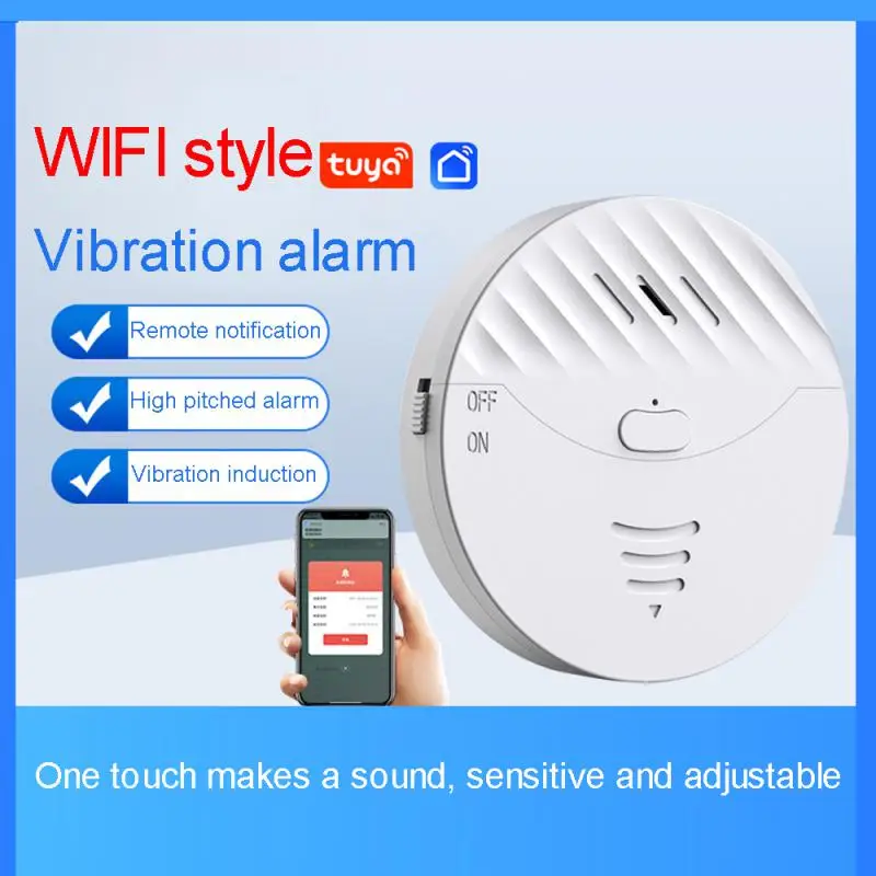 

Tuya Smart App Cross-border Wireless Connectivity Loud Sound Alert Advanced Technology Home Safety Motion Detection Alarm Wifi