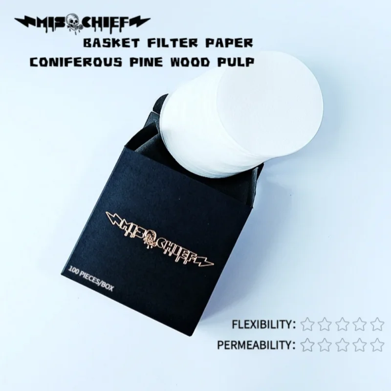 Одноразовые бумажные фильтры для эспрессо Mischief 51/53/58 мм 100 шт
Одноразовые бумажные фильтры для эспрессо Mischief 51/53/58 мм 100 шт