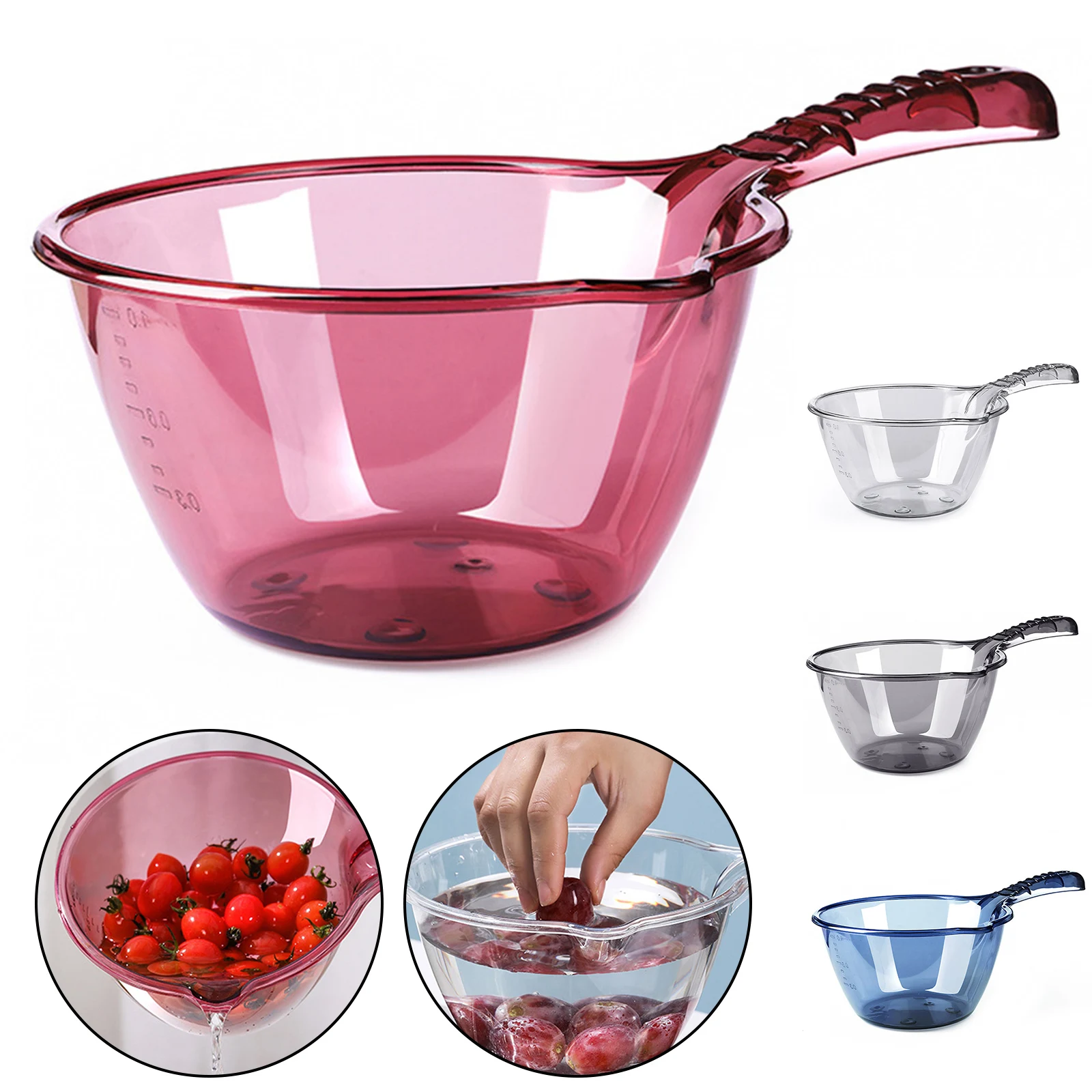 1pc Transparent Long Handle Water Scoop Plastic Cooking Bathroom Bathing Water Spoon Fall Durable Fruit Vegetable Clean Tools
1pc Transparent Long Handle Water Scoop Plastic Cooking Bathroom Bathing Water Spoon Fall Durable Fruit Vegetable Clean Tools