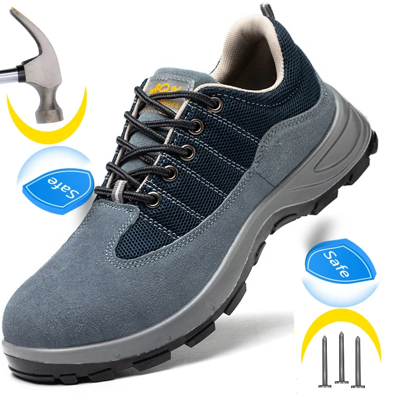 Construction Work Safety Shoes Men Steel Toe Work Sneakers Male Puncture-Proof Safety Boots Indestructible Security Footwear
Construction Work Safety Shoes Men Steel Toe Work Sneakers Male Puncture-Proof Safety Boots Indestructible Security Footwear