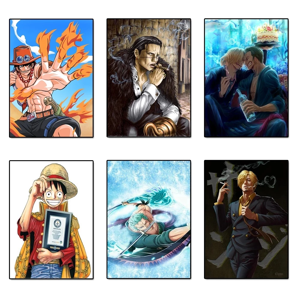One Piece Figure Picture Anime Poster Printing Wall StickersMonkey D. Luffy Roronoa Zoro Vinsmoke Sanji Canvas Painting Kid Room
One Piece Figure Picture Anime Poster Printing Wall StickersMonkey D. Luffy Roronoa Zoro Vinsmoke Sanji Canvas Painting Kid Room