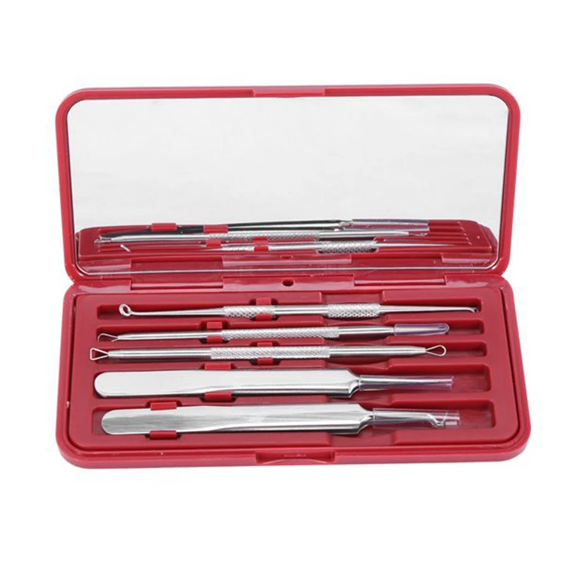 5 Pcs Makeup Accessories Pimple Extractor Blackhead Remover Tool Acne Removal Needle For Blackhead Cleaning Face
5 Pcs Makeup Accessories Pimple Extractor Blackhead Remover Tool Acne Removal Needle For Blackhead Cleaning Face