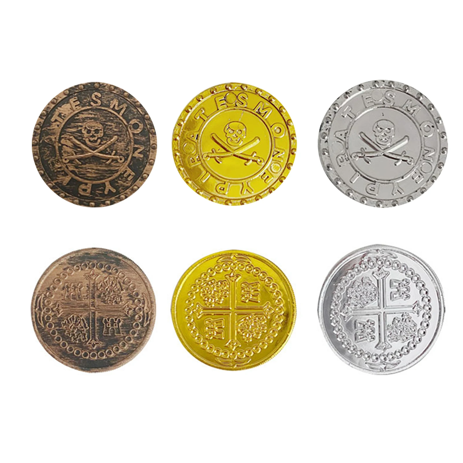 Fake Coin Toys Buried Treasure 100Pcs Pirate Treasure Hunt Coins Toys Buried Treasure PP Play Coins for Kids Party Theme Props D
Fake Coin Toys Buried Treasure 100Pcs Pirate Treasure Hunt Coins Toys Buried Treasure PP Play Coins for Kids Party Theme Props D