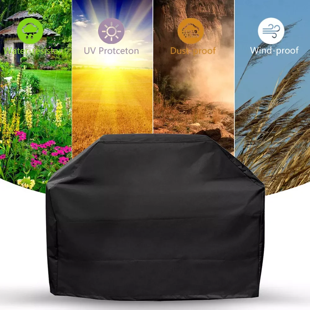 New BBQ Grill Cover Waterproof Outdoor Barbecue Cover Heavy Duty Anti Sun Rain Protective for Weber Round Rectangle Bbq Accessor
New BBQ Grill Cover Waterproof Outdoor Barbecue Cover Heavy Duty Anti Sun Rain Protective for Weber Round Rectangle Bbq Accessor