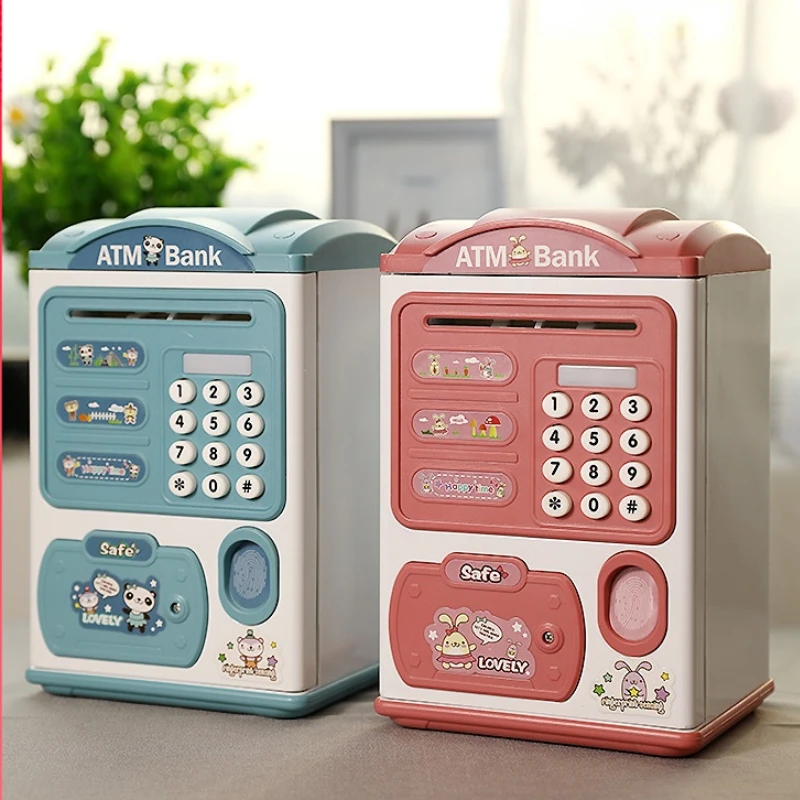 Smart Atm Coin Money Box with Lock Kids Toy Hidden Safe Plastic Piggy Bank Counter Papper Money Creative tirelire Home Decor
Smart Atm Coin Money Box with Lock Kids Toy Hidden Safe Plastic Piggy Bank Counter Papper Money Creative tirelire Home Decor