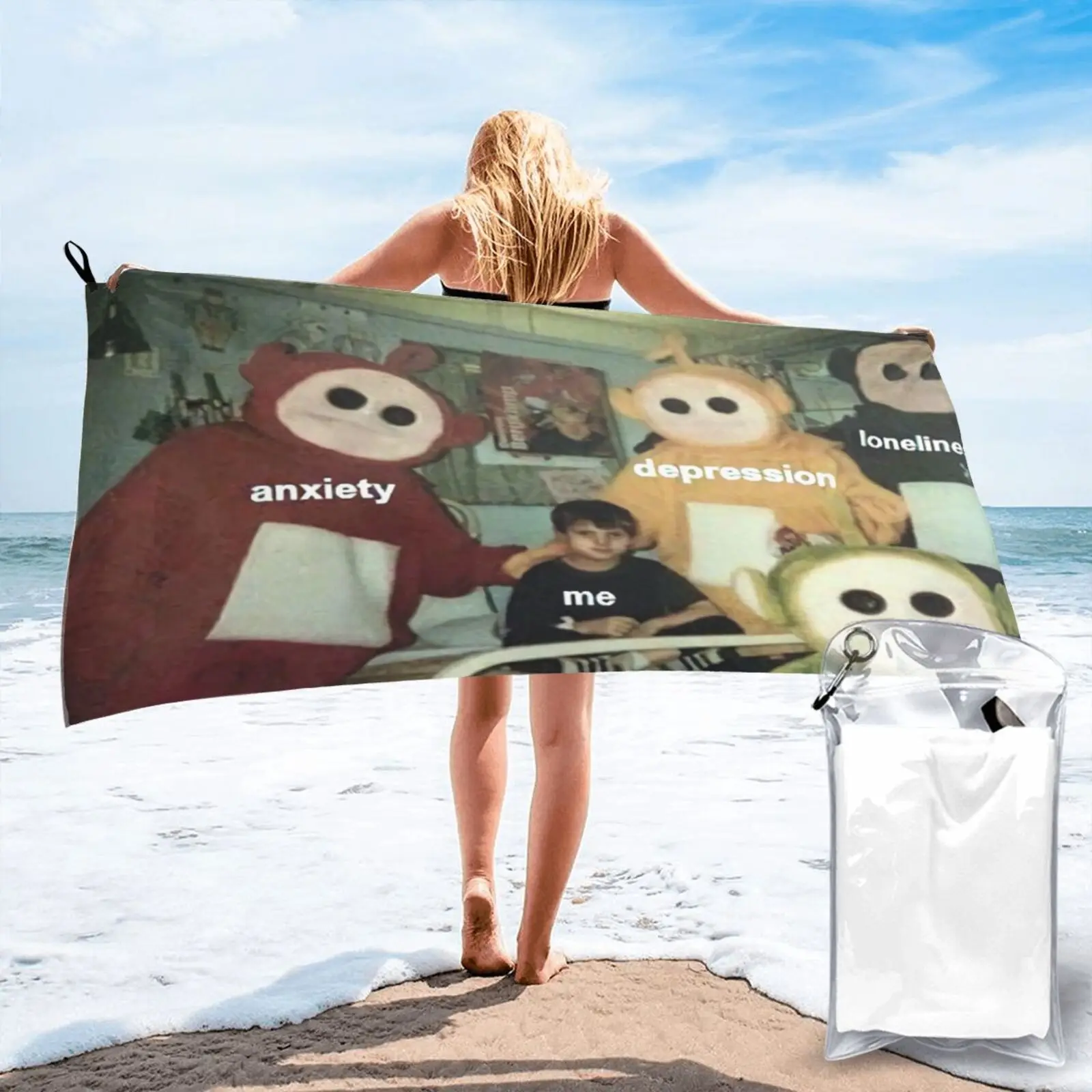 Anxiety Depression Overthinking Meme Beach Towel Beach Towel Luxury Sea Beach Towel Beachwear Strandlaken Bath Towel Beach Mat
Anxiety Depression Overthinking Meme Beach Towel Beach Towel Luxury Sea Beach Towel Beachwear Strandlaken Bath Towel Beach Mat