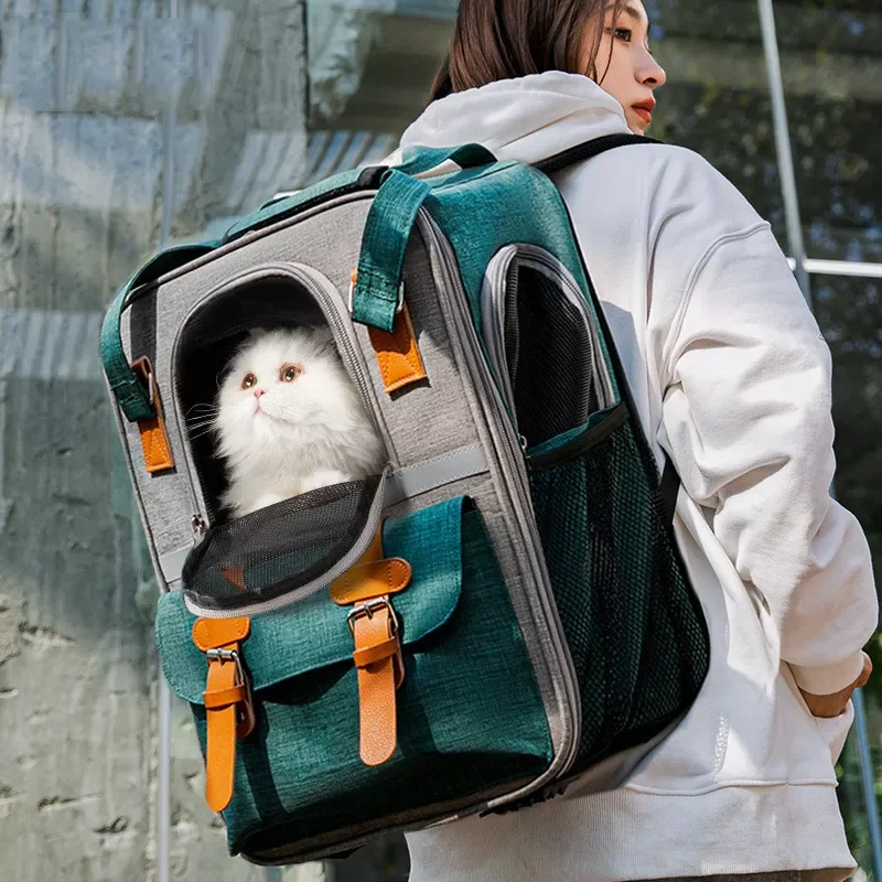 Pet Cat Carrier Portable Travel Cat Bag Large Space Breathable Handbag Cat Night Reflective Dog Backpack
Pet Cat Carrier Portable Travel Cat Bag Large Space Breathable Handbag Cat Night Reflective Dog Backpack