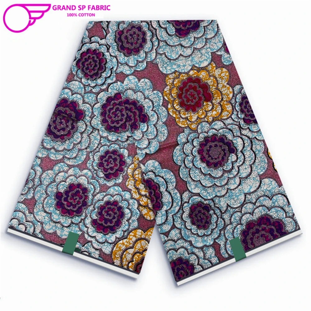 Grand Super Fabric 100% Cotton African Wax Fabric High Quality Ankara Print Fabric 6yards For Sewing Dutch Hollandais Fabric
Grand Super Fabric 100% Cotton African Wax Fabric High Quality Ankara Print Fabric 6yards For Sewing Dutch Hollandais Fabric