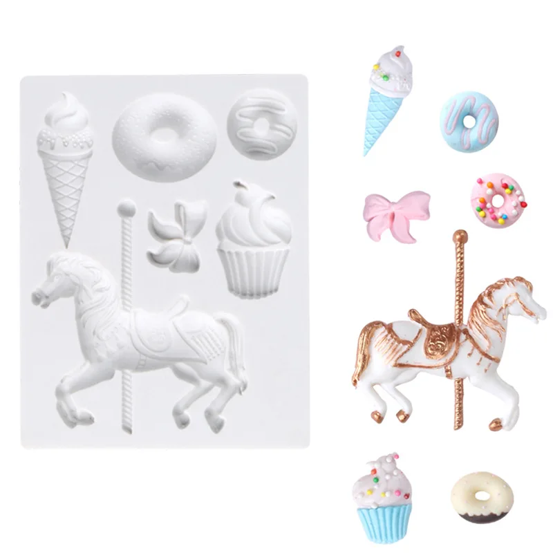 3D Trojan Donut Cone Silicone Mold Fudge Chocolate Cake Decoration Sugar Kitchen Baking Tools Carousel Clay Plaster Resin Moulds
3D Trojan Donut Cone Silicone Mold Fudge Chocolate Cake Decoration Sugar Kitchen Baking Tools Carousel Clay Plaster Resin Moulds