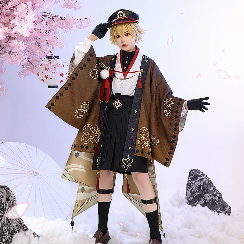 COSLEE Genshin Impact Traveler Aether Taisho Kimono Uniform Cosplay Costume Halloween Party Outfit Role Play Clothing Hot Game
COSLEE Genshin Impact Traveler Aether Taisho Kimono Uniform Cosplay Costume Halloween Party Outfit Role Play Clothing Hot Game