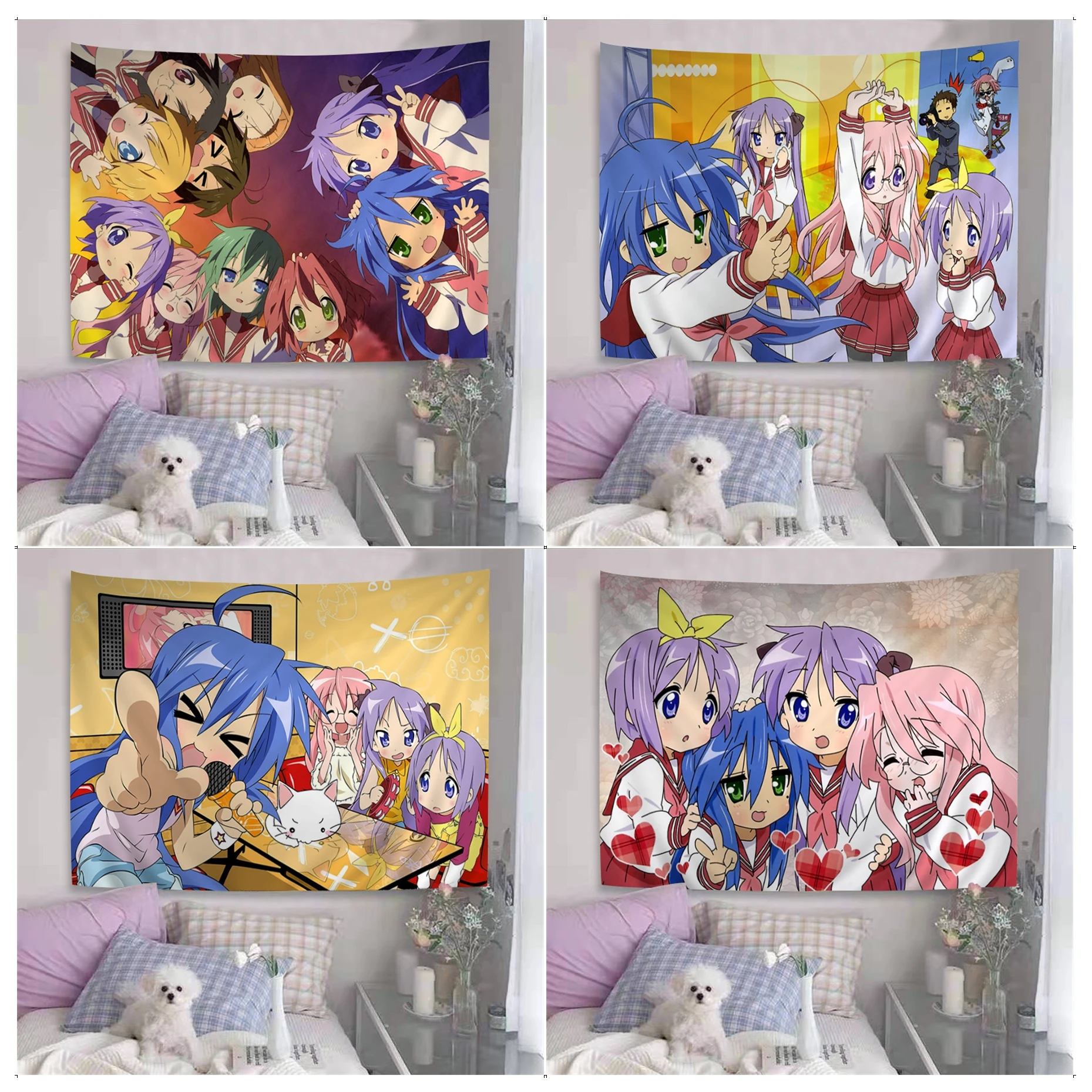 Lucky Star Izumi Konata Colorful Tapestry Wall Hanging Bohemian Wall Tapestries Mandala Art Home Decor
Lucky Star Izumi Konata Colorful Tapestry Wall Hanging Bohemian Wall Tapestries Mandala Art Home Decor