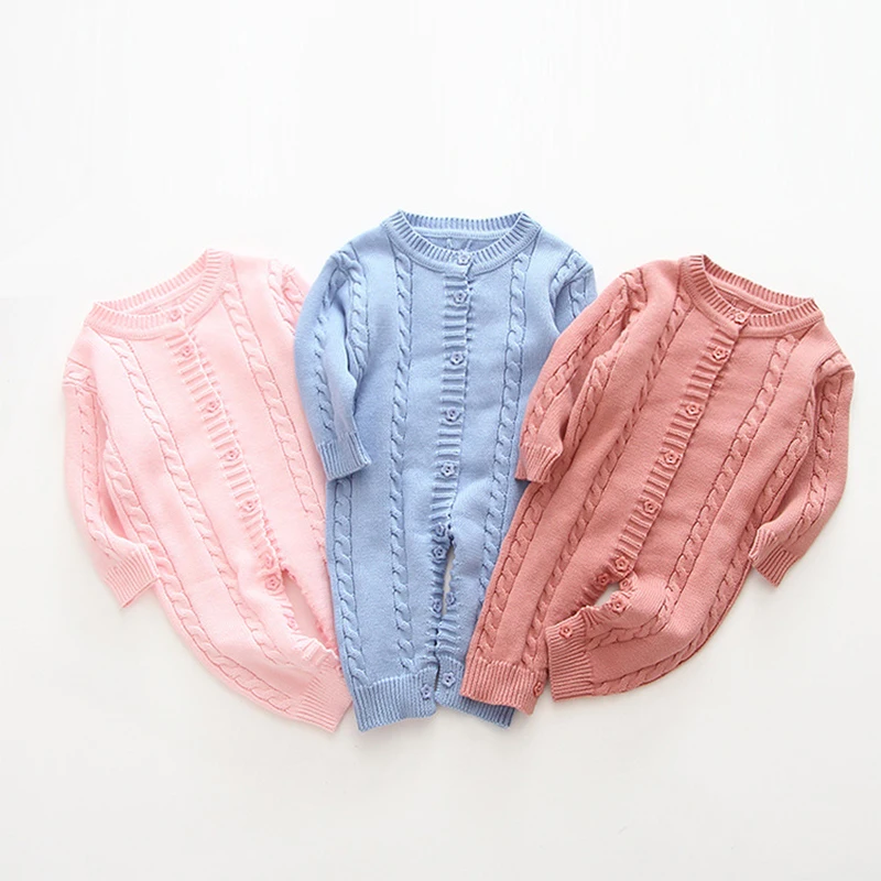 Baby Children Jumpsuit Spring Autumn Baby Girls Boys Rompers Infant Baby Girls Boys Long Sleeves Pure Color Knitted Rompers
Baby Children Jumpsuit Spring Autumn Baby Girls Boys Rompers Infant Baby Girls Boys Long Sleeves Pure Color Knitted Rompers