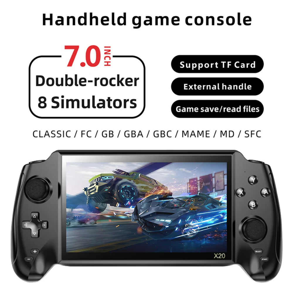 Hd игровая консоль с большим экраном для двух игроков, портативная поддержка для скачивания игр, ностальгия, Ретро 8 симуляторов
Hd игровая консоль с большим экраном для двух игроков, портативная поддержка для скачивания игр, ностальгия, Ретро 8 симуляторов