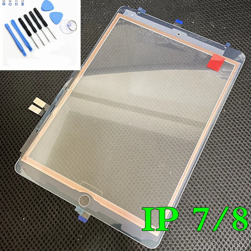 

Touch Screen Digitizer with Sticker For iPad 7 8 2019 2020 A2197 A2198 A2200 A2270 A2428 A2429 A2430 Touch Screen Glass