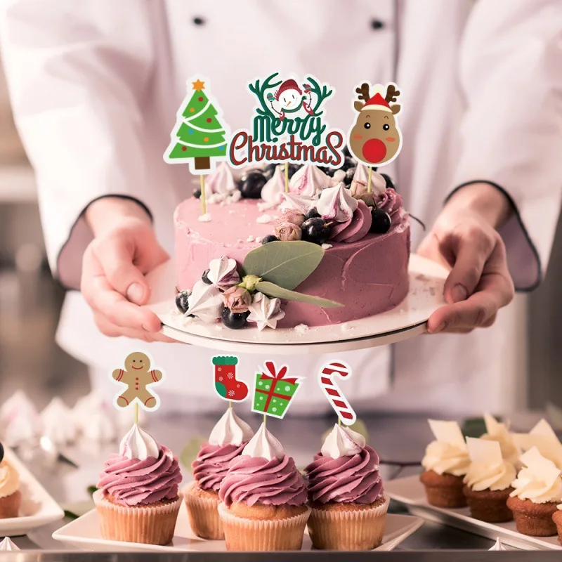 Christmas Decoration Cake Paper Decoration Card Insertion Party Theme Label Insertion Birthday Decorations Cake Decoration
Christmas Decoration Cake Paper Decoration Card Insertion Party Theme Label Insertion Birthday Decorations Cake Decoration