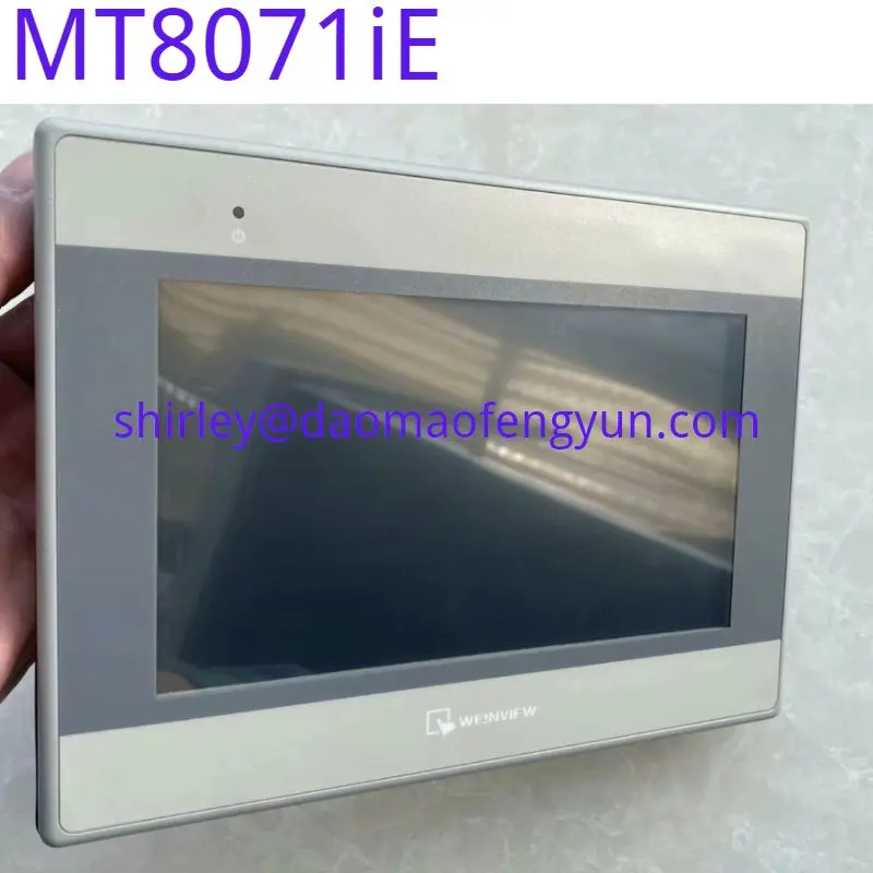 Used Weilentong MT8071iE touch screen board 7-inch industrial control human-machine interface
Used Weilentong MT8071iE touch screen board 7-inch industrial control human-machine interface