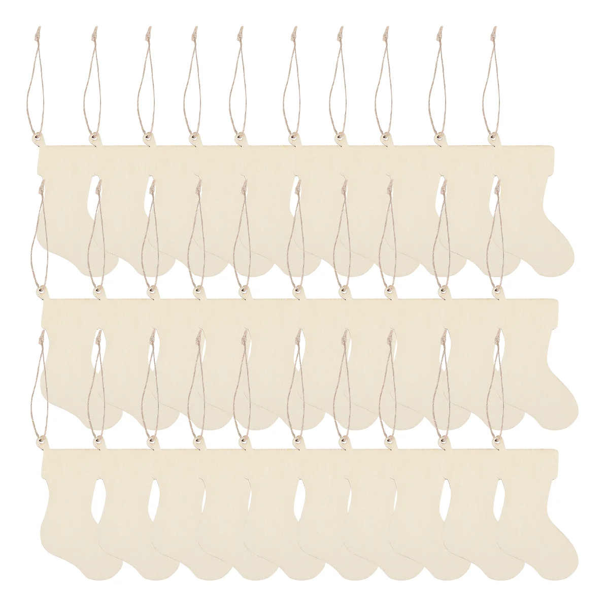 Christmas Wood Wooden Pieces Stockings Hanging Cutouts Unfinished Ornament Ornaments Craftsdiy Tree Decor Kids Stocking Slices 
Christmas Wood Wooden Pieces Stockings Hanging Cutouts Unfinished Ornament Ornaments Craftsdiy Tree Decor Kids Stocking Slices