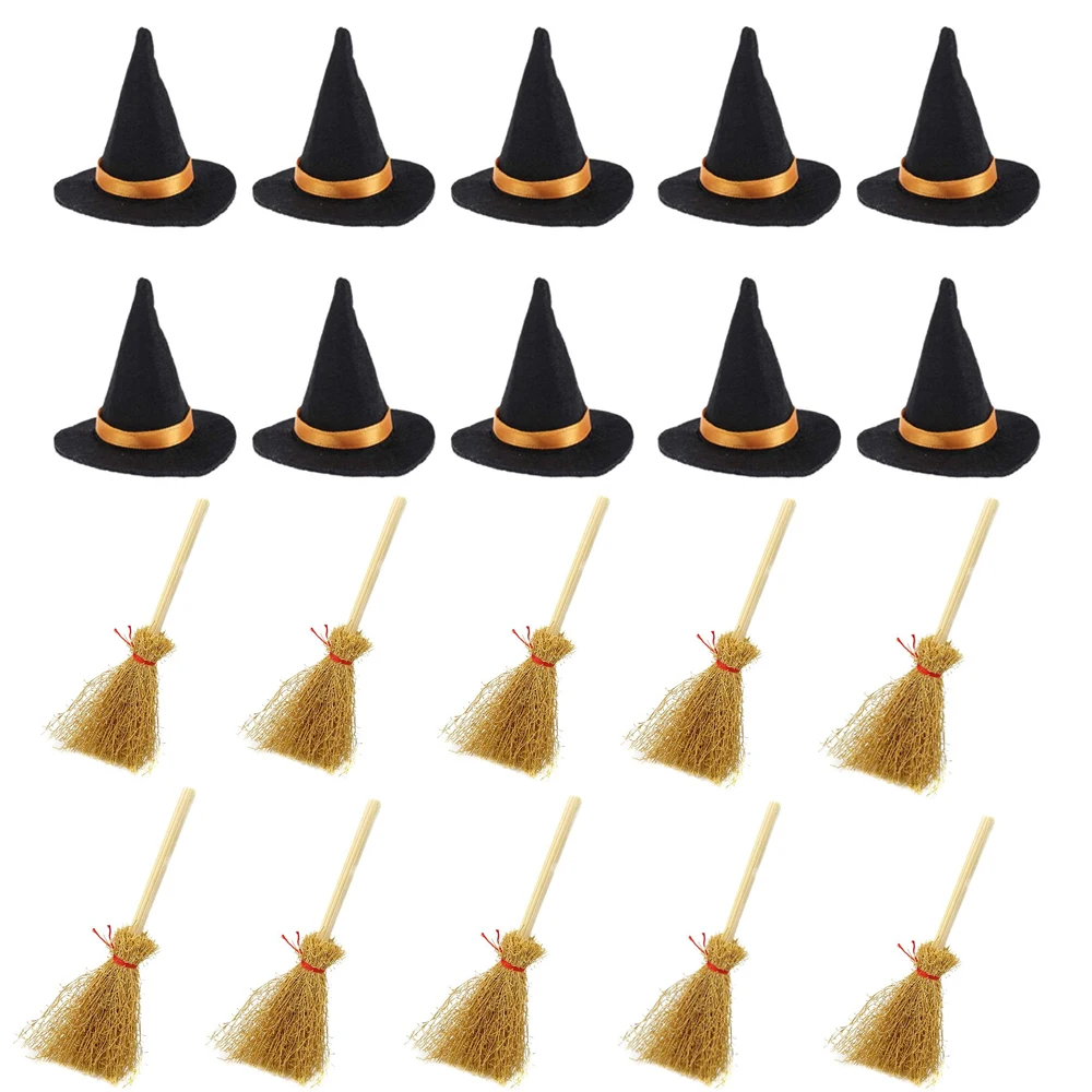 10pcs Halloween Felt Mini Witch Hats Wine Bottle Decor DIY Craft for Party Home Bar Decoration Supplies Black Cap Props
10pcs Halloween Felt Mini Witch Hats Wine Bottle Decor DIY Craft for Party Home Bar Decoration Supplies Black Cap Props