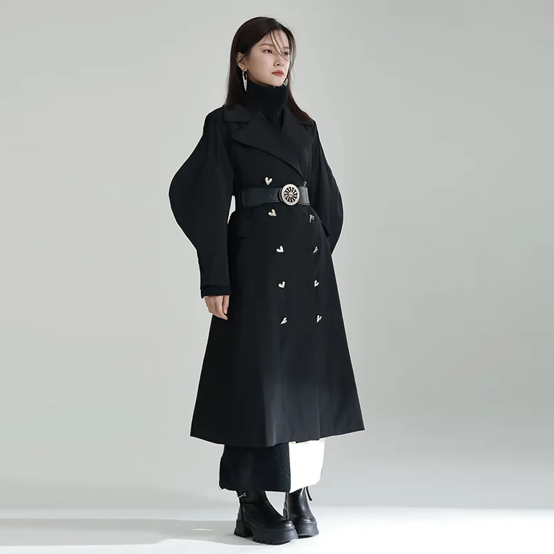 2023 winter designer coat Bubble sleeves tucked waist double-breasted tweed coat mid-length lapel trench coat
2023 winter designer coat Bubble sleeves tucked waist double-breasted tweed coat mid-length lapel trench coat