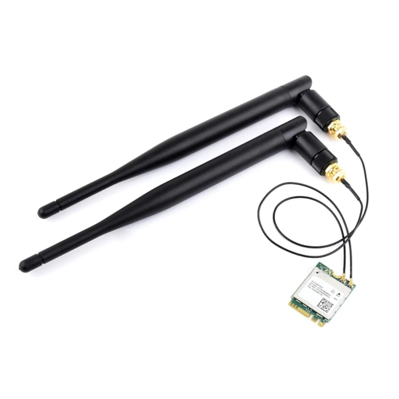 CB375NF DualBand WiFi Card 1200Mbps 2.4+5Ghz RTL8822CE BT5.0 Wireless Card NGFF CompatibleJetsonNX/OrinNano 
CB375NF DualBand WiFi Card 1200Mbps 2.4+5Ghz RTL8822CE BT5.0 Wireless Card NGFF CompatibleJetsonNX/OrinNano