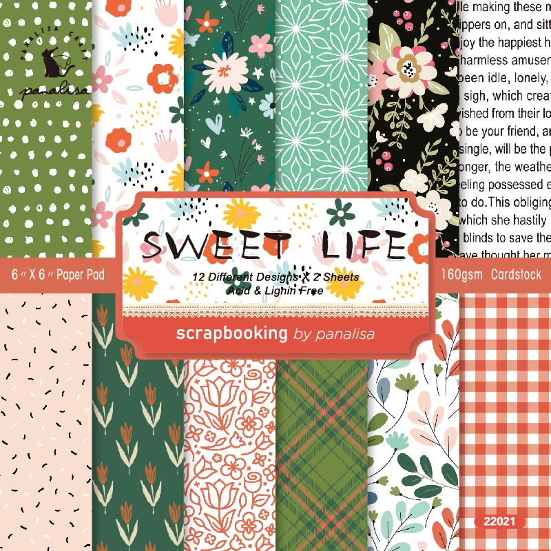 Panalisacraft 24 sheets 6"X6" Sweet Life vintage Scrapbook paper Scrapbooking patterned paper pack DIY craft Background paper
Panalisacraft 24 sheets 6"X6" Sweet Life vintage Scrapbook paper Scrapbooking patterned paper pack DIY craft Background paper