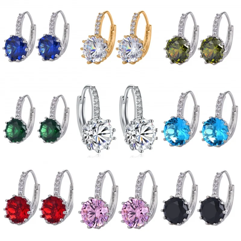 AMC Luxury AAA Cubic Zircon Round Hoop Earring Fashion Ear Rings AAA CZ Element Ear Hoop Party Jewelry Gift for Women
AMC Luxury AAA Cubic Zircon Round Hoop Earring Fashion Ear Rings AAA CZ Element Ear Hoop Party Jewelry Gift for Women