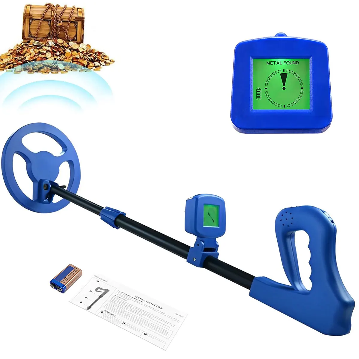 Metal Detector With LCD Screen Sound Prompt IP68 Waterproof Gold Detector Tool High Sensitivity Metal Finder Detector Kids Gift
Metal Detector With LCD Screen Sound Prompt IP68 Waterproof Gold Detector Tool High Sensitivity Metal Finder Detector Kids Gift