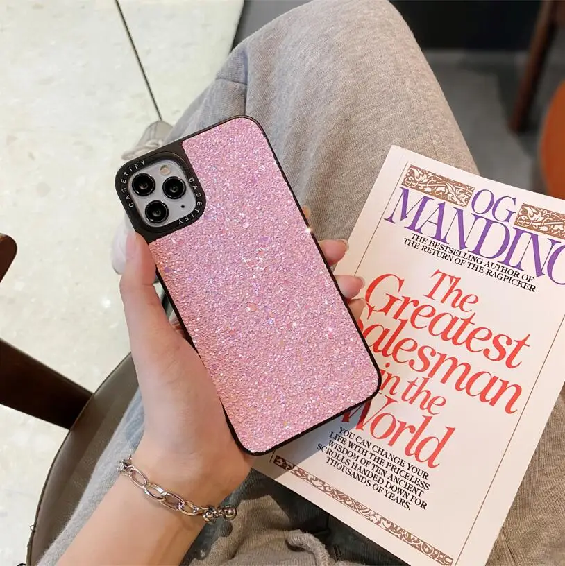 INS Flash Drilling Solid Color Phone Cases For iPhone 13 12 11 Pro Max XR XS MAX 8 X 7 Lady Girl Anti-drop Soft TPU Cover
INS Flash Drilling Solid Color Phone Cases For iPhone 13 12 11 Pro Max XR XS MAX 8 X 7 Lady Girl Anti-drop Soft TPU Cover