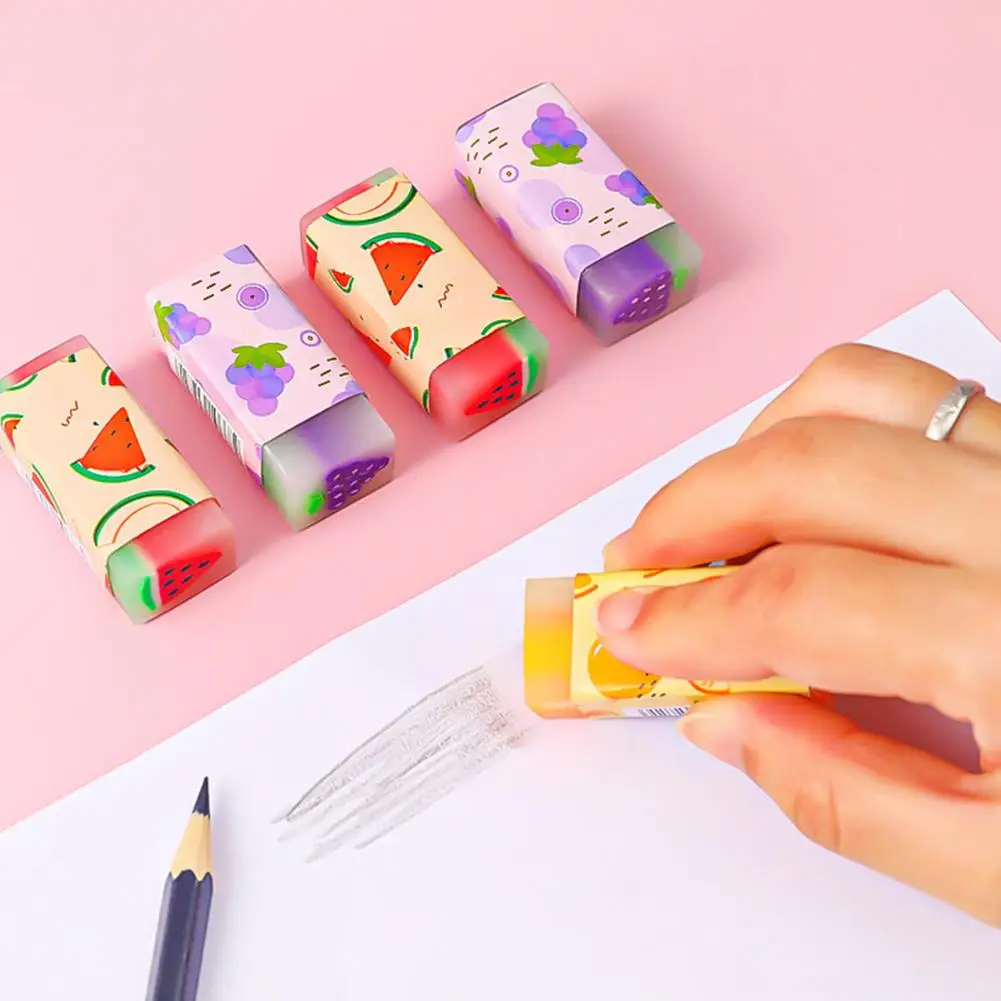 5Pcs Compact Children Erasers Random Style Lightweight Kids Erasers Cartoon Fruits Students Pencil Drawing Erasers
5Pcs Compact Children Erasers Random Style Lightweight Kids Erasers Cartoon Fruits Students Pencil Drawing Erasers