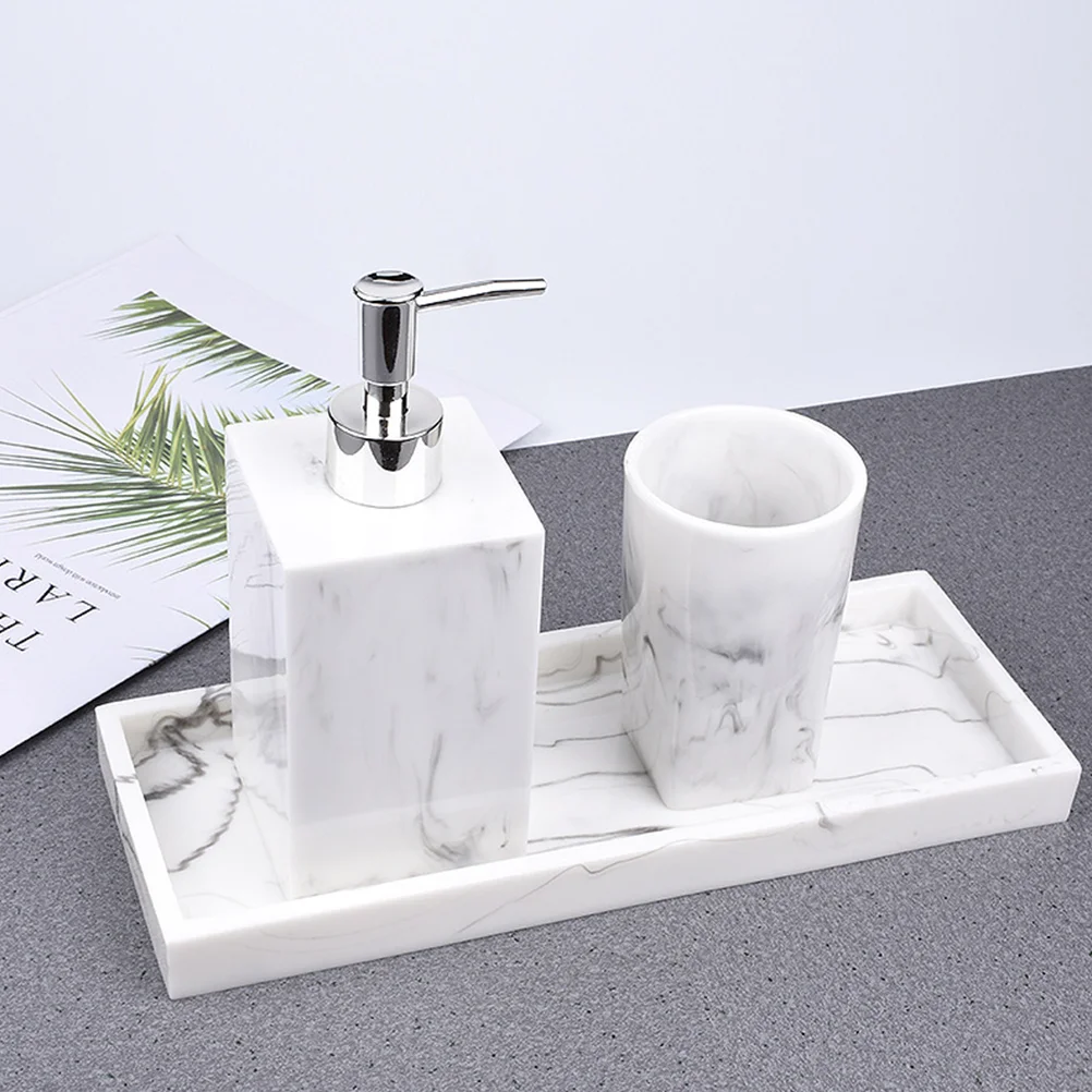 1 Set Home Bathroom Kitchen Soap Dispenser Bottle Organizer Tray with Cups
1 Set Home Bathroom Kitchen Soap Dispenser Bottle Organizer Tray with Cups
