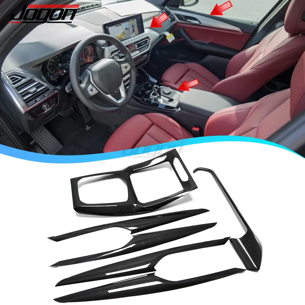 Для BMW X3 2022 G01 X4 G02 IX3 G08 2022-2023 автомобильные аксессуары из углеродного волокна