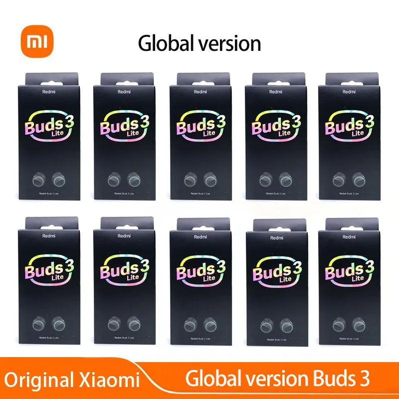 Global version Xiaomi Headset Redmi Buds 3 White Bluetooth 5.2 Headset Earhook Headset Buds 3 Real Wireless Waterproof Sports
Global version Xiaomi Headset Redmi Buds 3 White Bluetooth 5.2 Headset Earhook Headset Buds 3 Real Wireless Waterproof Sports