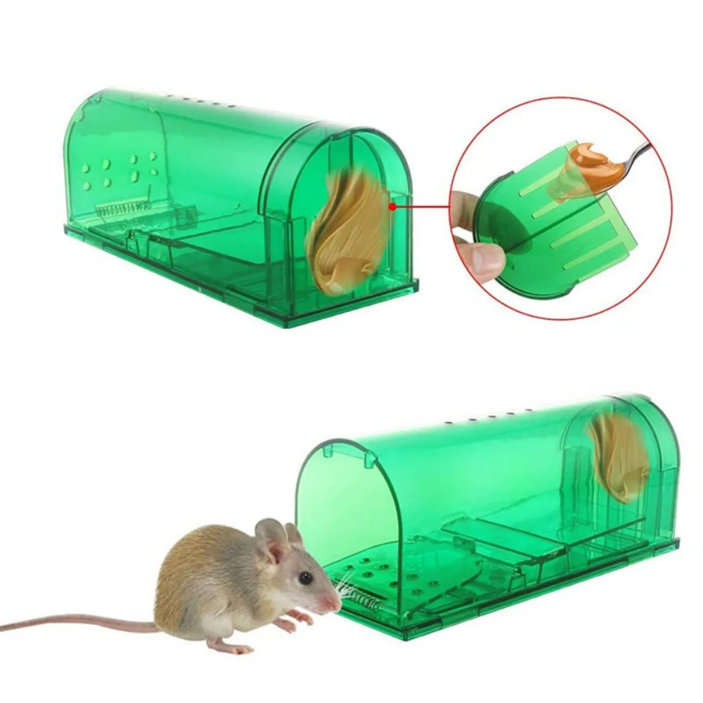 2PCS Reusable Clear No Kill Pest Control Rat Live Trap Rodents Catcher Rodent Cage Mouse Trap
2PCS Reusable Clear No Kill Pest Control Rat Live Trap Rodents Catcher Rodent Cage Mouse Trap
