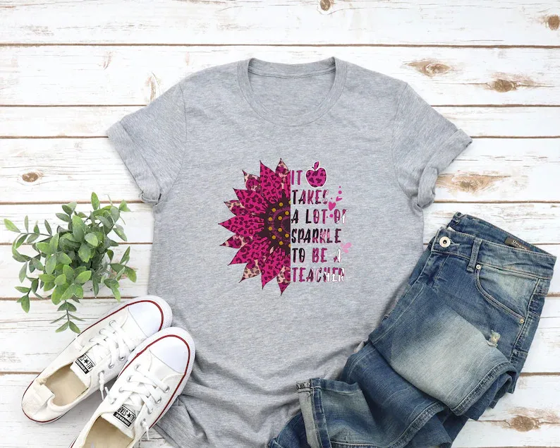 Fashion Flower Teacher Shirt Funny Teacher Shirts Best Teacher Gift Inspirational Teacher Life TShirt 100% Cotton Graphic Tees
Fashion Flower Teacher Shirt Funny Teacher Shirts Best Teacher Gift Inspirational Teacher Life TShirt 100% Cotton Graphic Tees