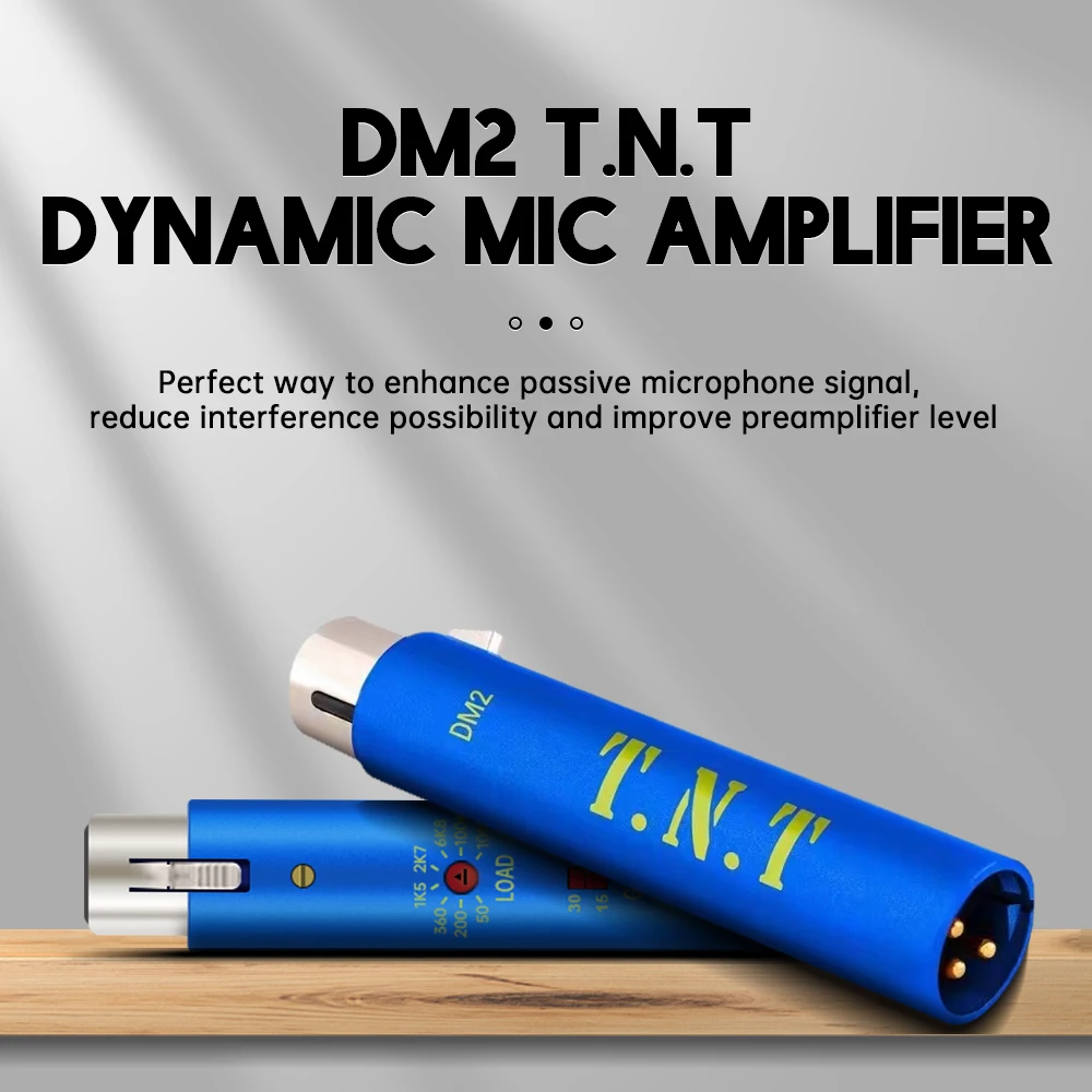 

DM2 Dynamic Microphone Handheld Transistor Amplifier Low Noise Adjustable Gain Recording Voice Enhanced Sound Effect Equipment