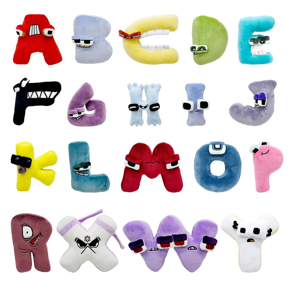 26 Английский алфавит Lore плюшевая Аниме Кукла Kawaii мягкие игрушки для детей просвещение Монтессори рождественские подарки
26 Английский алфавит Lore плюшевая Аниме Кукла Kawaii мягкие игрушки для детей просвещение Монтессори рождественские подарки