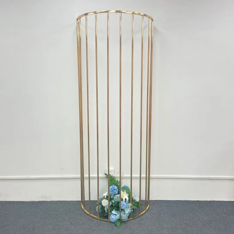 2M Luxury Shiny Gold-Plated Line Screen Wrought Iron Flower Stand Wedding Arch Props Geometric Shelf Party Stage Backdrop Frame
2M Luxury Shiny Gold-Plated Line Screen Wrought Iron Flower Stand Wedding Arch Props Geometric Shelf Party Stage Backdrop Frame