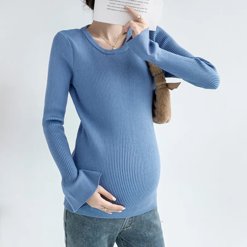2212# Autumn Winter Fashion Knitted Maternity Bottoming Shirts Sweaters Clothes for Pregnant Women Soft Stretch Pregnancy Tops
2212# Autumn Winter Fashion Knitted Maternity Bottoming Shirts Sweaters Clothes for Pregnant Women Soft Stretch Pregnancy Tops