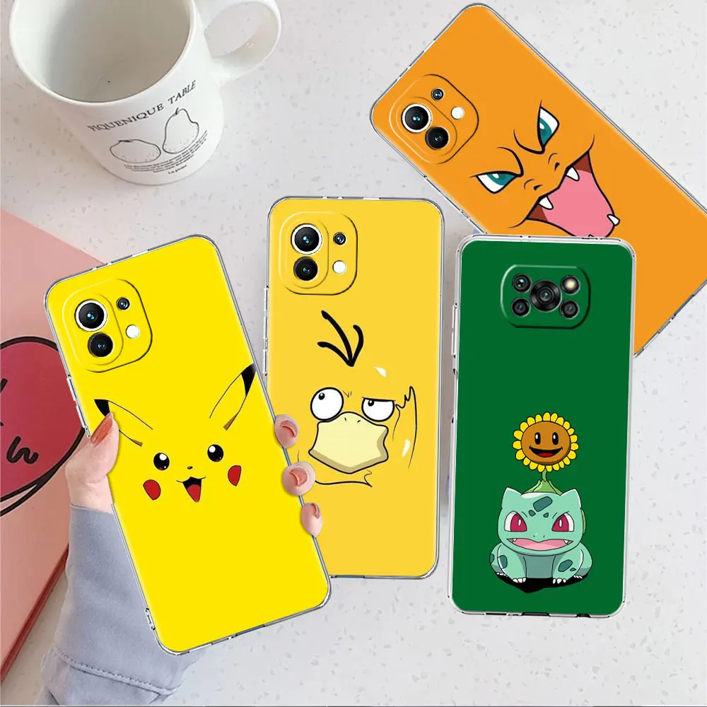 Pokemon Cute Cartoon Clear Case For Xiaomi Mi Poco X3 NFC M3 Pro F3 F1 11 Lite 12 Note 10 11T 9T Transparent Phone Cover
Pokemon Cute Cartoon Clear Case For Xiaomi Mi Poco X3 NFC M3 Pro F3 F1 11 Lite 12 Note 10 11T 9T Transparent Phone Cover