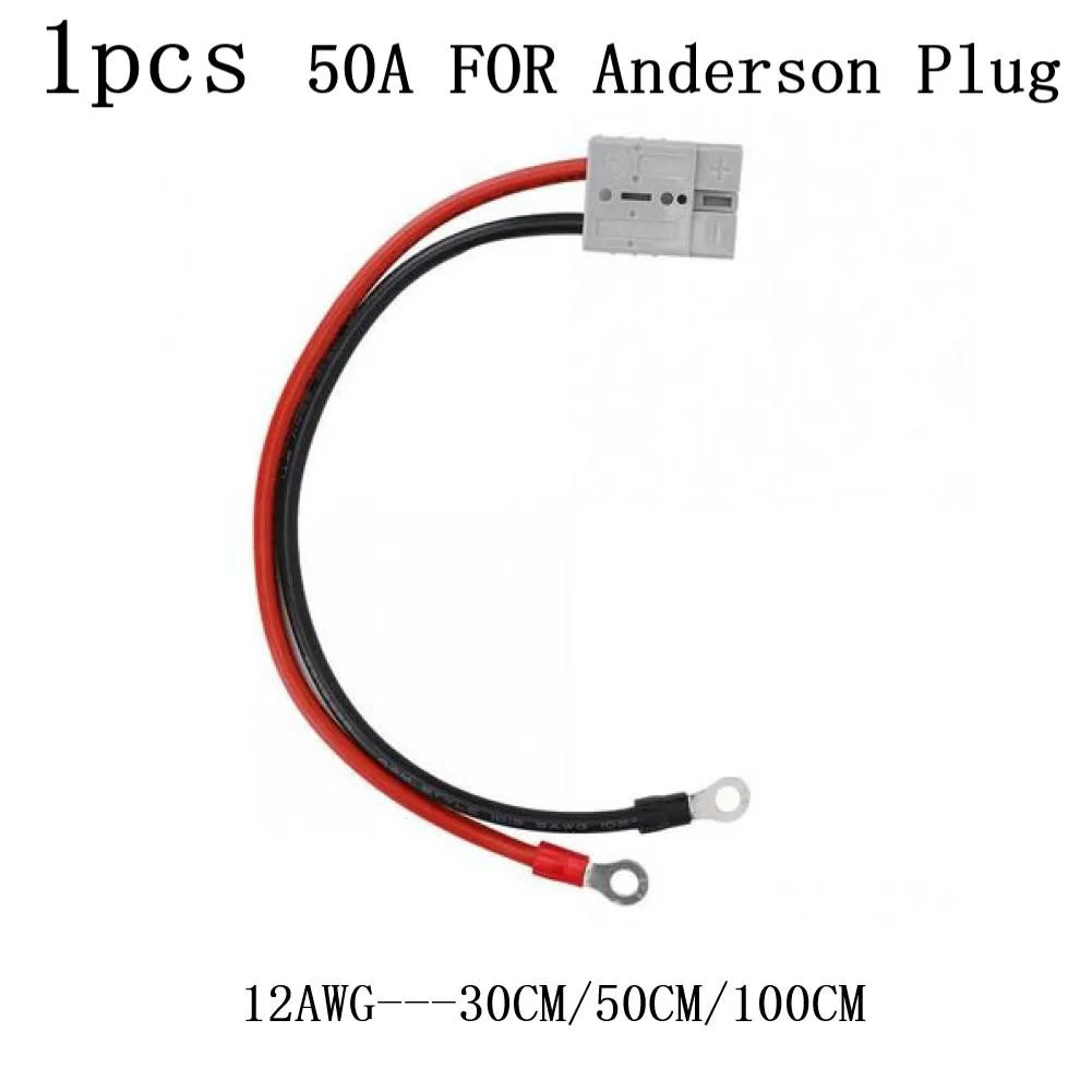 50A For Anderson Plug To Lug M8 Terminal Battery Charging Connector Cable Extension Cord 30/50/100cm Cord Leadd Accessories
50A For Anderson Plug To Lug M8 Terminal Battery Charging Connector Cable Extension Cord 30/50/100cm Cord Leadd Accessories