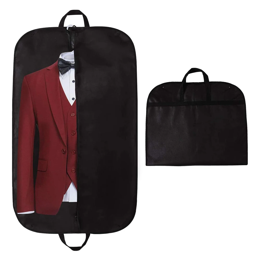 60x100cm Suit Carrier Garment Bag Clothes Covers With Handles For Travel Breathable Dust Cover Wardrobe Hanging Clothes Storage
60x100cm Suit Carrier Garment Bag Clothes Covers With Handles For Travel Breathable Dust Cover Wardrobe Hanging Clothes Storage