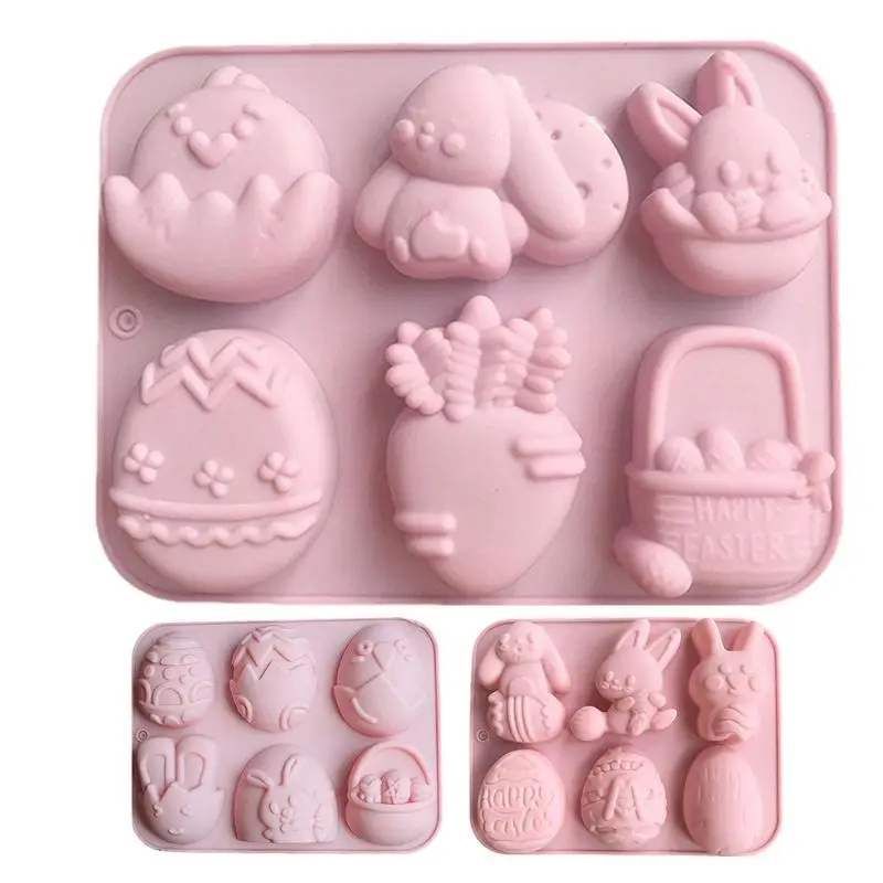 Силиконовая форма для пасхального яйца, 6 ячеек 
Силиконовая форма для пасхального яйца, 6 ячеек