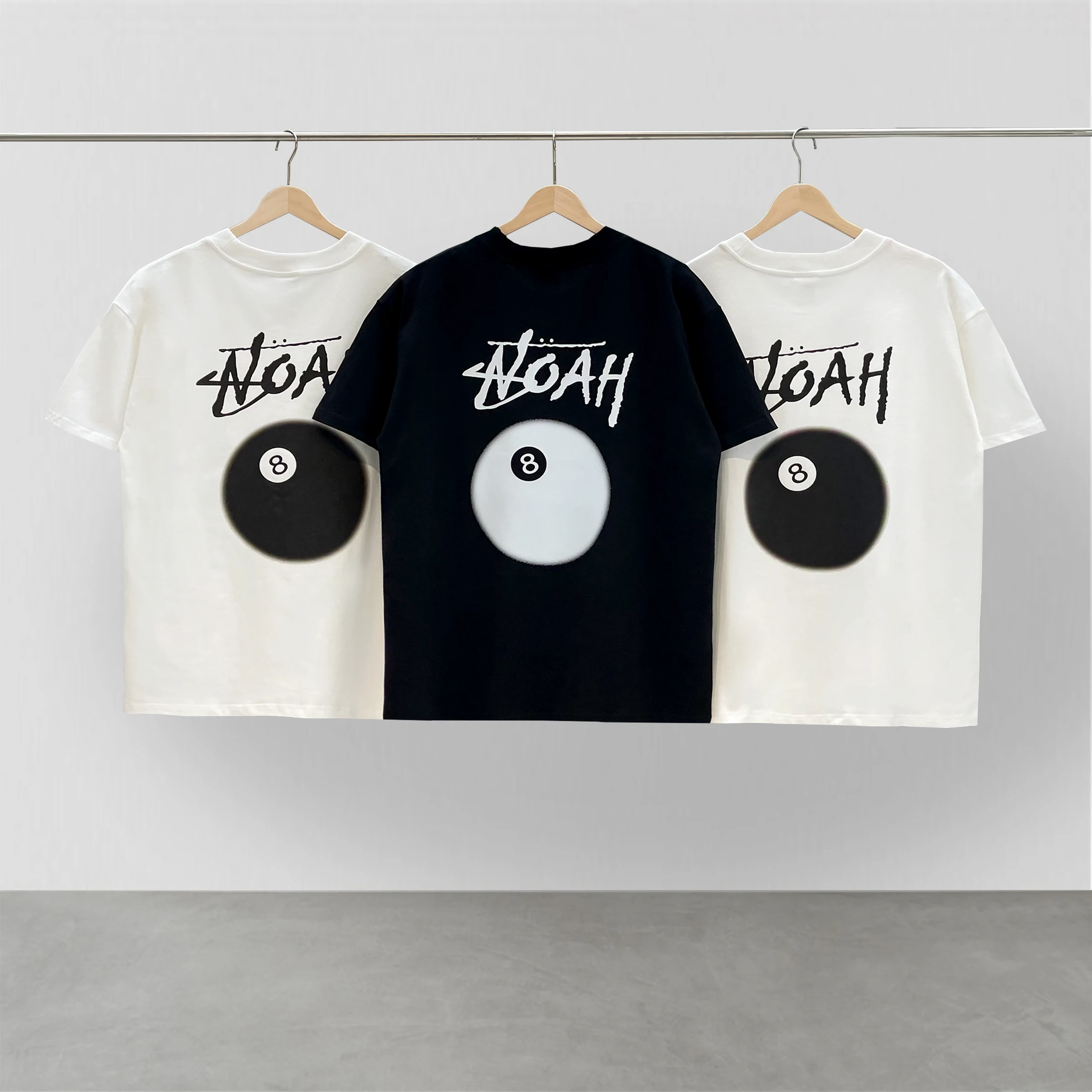 NOAH ALEX New Fashion Street Brand Summer Unisex T-shirt Black 8 Print Large Logo Oversize Cotton Tee Hip Hop Loose Short Sleeve
NOAH ALEX New Fashion Street Brand Summer Unisex T-shirt Black 8 Print Large Logo Oversize Cotton Tee Hip Hop Loose Short Sleeve