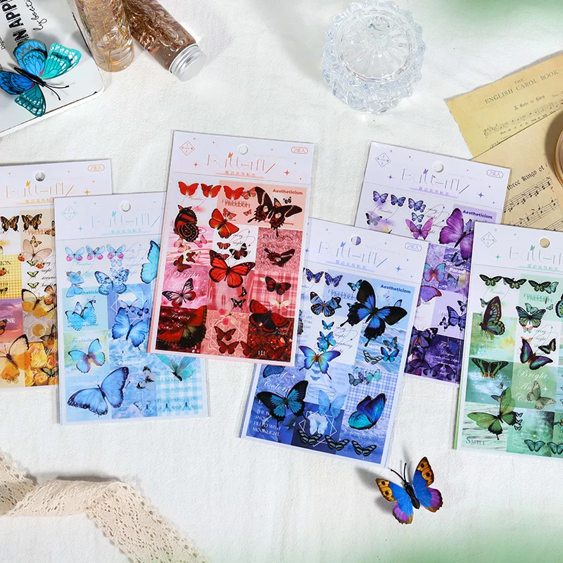 12pakcs/LOT butterfly monsoon series stationery sticker Creative decoration DIY sticker
12pakcs/LOT butterfly monsoon series stationery sticker Creative decoration DIY sticker