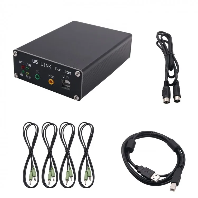 2020 Version U5 Link For ICOM Radio Connector with Power Amplifier Interface (DIN13-DIN8 Data Cable)
2020 Version U5 Link For ICOM Radio Connector with Power Amplifier Interface (DIN13-DIN8 Data Cable)